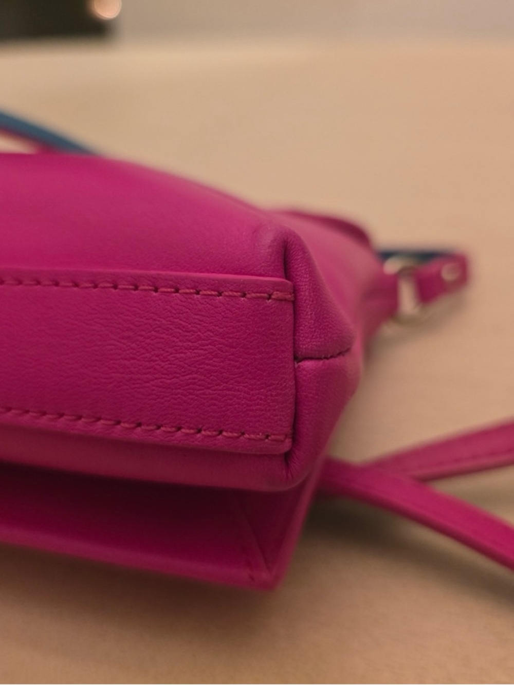 Kate Spade Newbury Lane Sally Twist Lock Stroybook Crossbody Pink Leather EUC - Picture 6 of 12